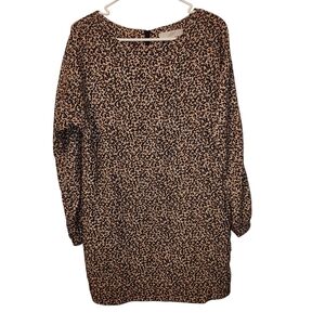 LOFT Long Sleeve Dress in Classic Black